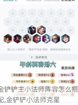 金铲铲主小法师阵容怎么搭配,金铲铲小法师克星