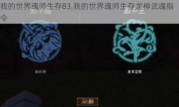 我的世界魂师生存83,我的世界魂师生存龙神武魂指令