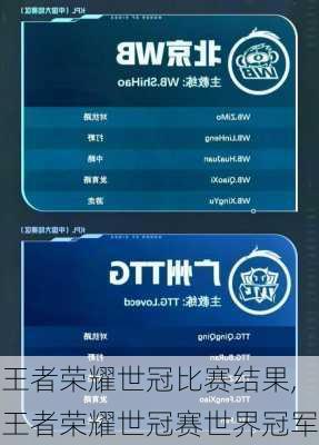 王者荣耀世冠比赛结果,王者荣耀世冠赛世界冠军
