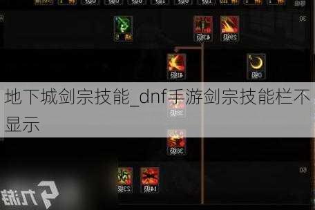 地下城剑宗技能_dnf手游剑宗技能栏不显示