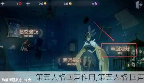 第五人格回声作用,第五人格 回声