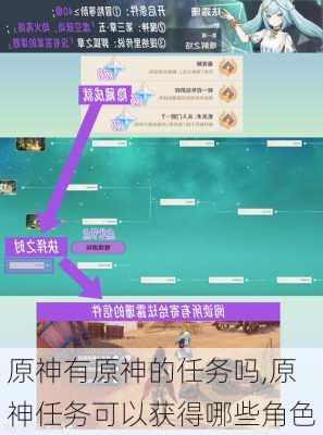 原神有原神的任务吗,原神任务可以获得哪些角色
