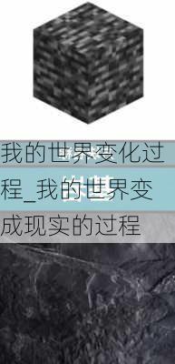 我的世界变化过程_我的世界变成现实的过程