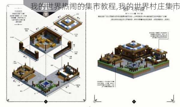 我的世界热闹的集市教程,我的世界村庄集市