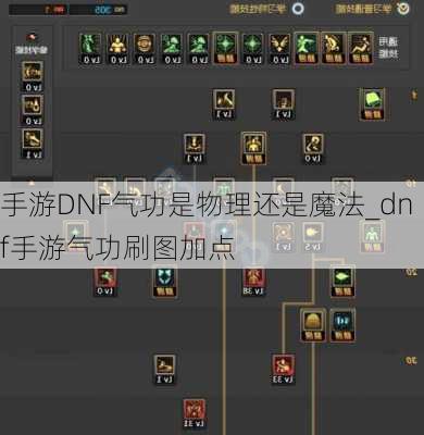 手游DNF气功是物理还是魔法_dnf手游气功刷图加点