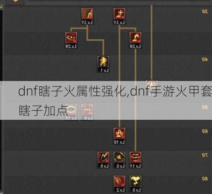 dnf瞎子火属性强化,dnf手游火甲套瞎子加点