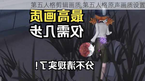 第五人格剪辑画质,第五人格原声画质设置