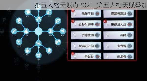 第五人格天赋点2021_第五人格天赋叠加