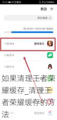 如果清理王者荣耀缓存_清理王者荣耀缓存的方法