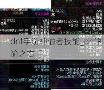 dnf手游神谕者技能_dnf神谕之右手