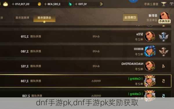 dnf手游pk,dnf手游pk奖励获取