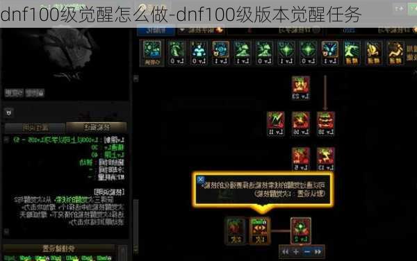 dnf100级觉醒怎么做-dnf100级版本觉醒任务