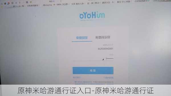 原神米哈游通行证入口-原神米哈游通行证