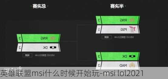 英雄联盟msi什么时候开始玩-msi lol2021