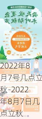 2022年8月7号几点立秋-2022年8月7日几点立秋