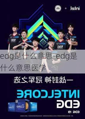 edg是什么意思-edg是什么意思医学