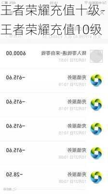 王者荣耀充值十级-王者荣耀充值10级